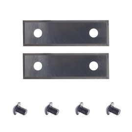 AKYLIN Indexable Cutting Inserts, 40 x 12 x 1.5 mm, 4 Cutting Edges, Reversible Blade Carbide Inserts (as a Replacement) for Reversible Plates, Flush Cutter