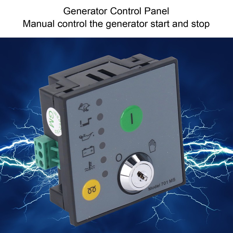 Genset Controller Module Manual Start Stop Panel Protection Module for