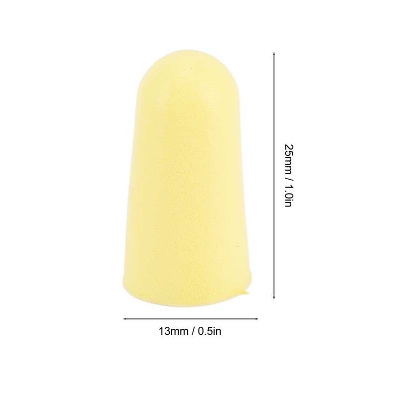 120pcs Sleeping Ear Plugs Noise Reduction Slow Rebound Sponge Expandable