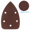 Cjueiom 25 Pcs 1000 Grit Mouse Detail Sander Sandpaper, 5