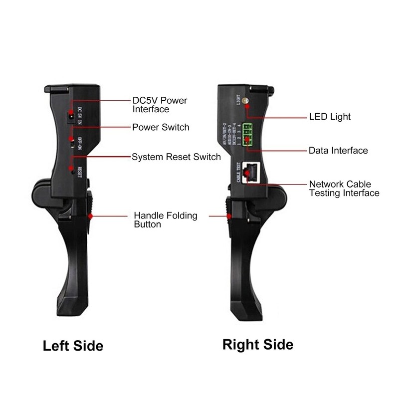 CCTV Tester LCD Camera HD Analog Video Monitor VGA Input