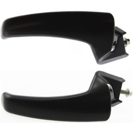 For Dodge Ram 1500 1994-2001 Interior Door Handle Driver and Passenger Side | Pair | Front | Textured Black | All Submodels | Replacement For CH1352101, CH1353101 | 55075339, 55075338