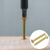 300 PCS M4 Wood Screws,Flat Head Self Tapping Screws