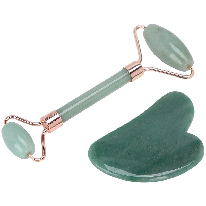 Portable Roller Massager with Heart Shaped Scraping Board Body Massage