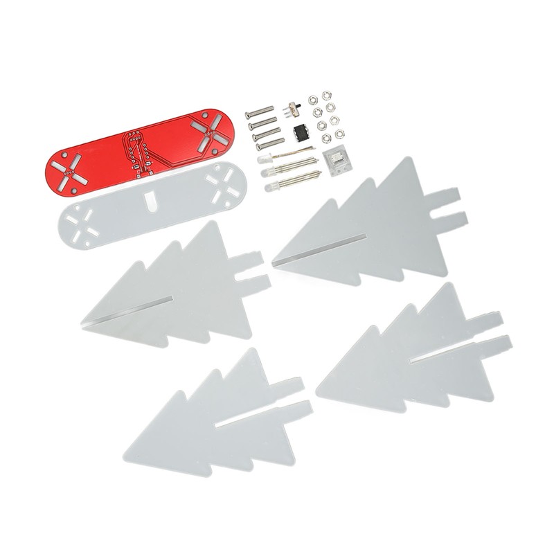 Electronic Christmas Tree Kit LED Gradient Light 3D DIY Electronic