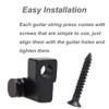 Pack of 4 Roller Guitar String Tree, Guides Retainer with