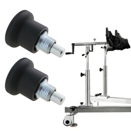 Be In Your Mind 2pcs Mini-Grid Locking Bolt with Plastic Button Suitable for Sports and Fitness Equipment Furniture Medical Equipment (M10x1.0mm)