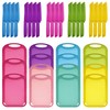 30 Pcs Plastic Cutting Board for Kids Safe Knife Cutting
