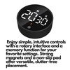 Stylish Digital Kitchen Timer with Large Clear Display - Magnetic