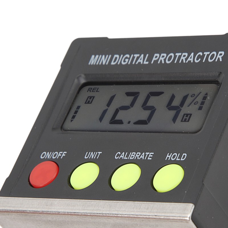 Digital Angle Finder Gauge High Accuracy 4 Botton Electronic Level