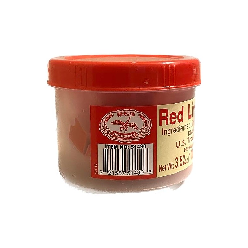 Red Lime Stone - Vôi Đỏ 3.52 oz (1 pack)
