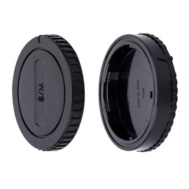 JJC Gehäusedeckel + Objektivdeckel (hinten) für Sony Alpha A-Mount/Minolta AF Mount DSLR Kameras & Sony Alpha A-Mount/Minolta AF Mount-Objektiv (1 Set)