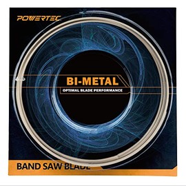POWERTEC 13280 93" x 3/4" x 10/14  TPI Bi-Metal Band Saw Blade (Package May Vary)