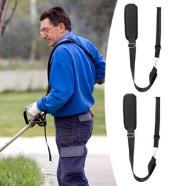 Esonto String Trimmer Strap, Weed Eater Shoulder Strap, Comfortable, Lighten The Burden on Hands, Increase Security, Compatible with EGO String Trimmer, Leaf Blower (2 PCS)