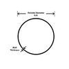 HPS AJ300-400 6061 T6 Aluminum Joiner Tubing with Bead Roll,