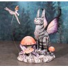 Ebros Gift Whimsical Amy Brown Curious Encounter Fairy Tabby Cat