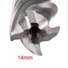 Sourcingmap 14mm x 12mm x 26mm x 83mm 4 Flutes