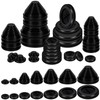 Swpeet Rubber Grommets Wire Protection, Closed Rubber Grommet, Firewall Solid