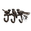your castle Decorative Wall Hook with Bird Motif, Cast Iron,