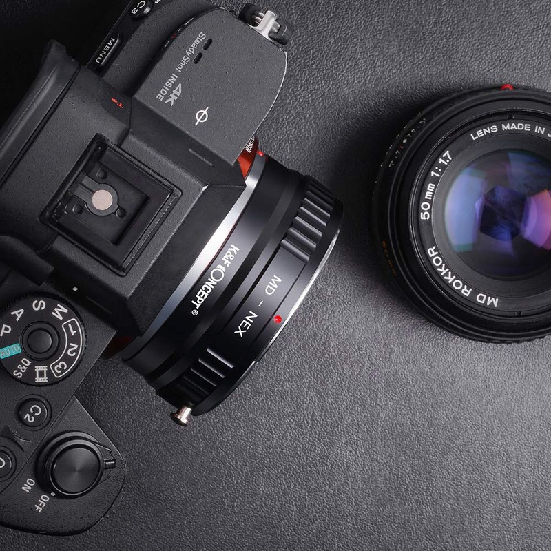 K&F Concept MD to Sony E Lens Mount Adapter, Copper