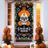 Banner De Halloween Para Puerta Cartel De Día De Los
