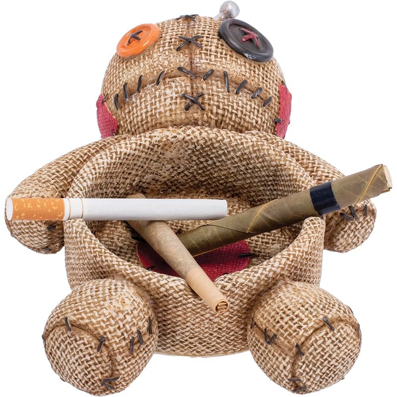 7" Fujima Voodoo Doll Ashtray, Scare Doll