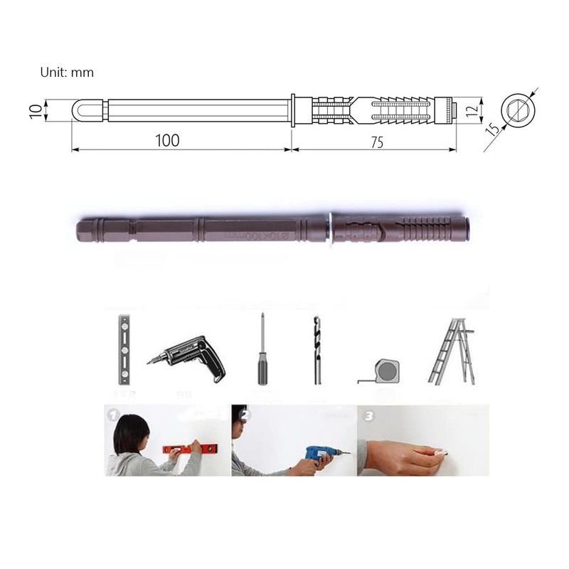 Floating Shelf Brackets - 10 Pack Heavy Duty Invisible Shelf