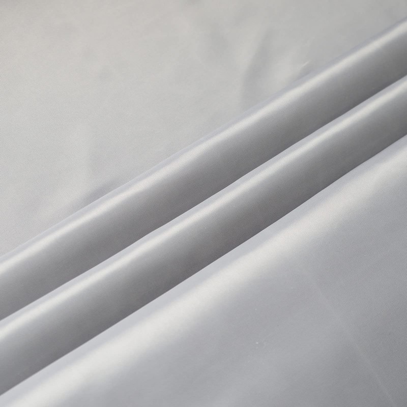 YISURE Shower Curtain 240 x 200 cm Light Grey Textile