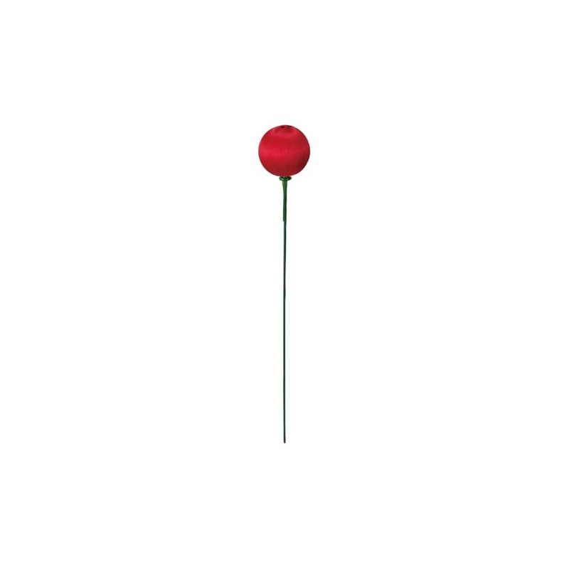 Tokyodo XP000170-003 New Year Decoration #3 Red Diameter 0.8 inch