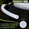 METALLIXITY Silicon Tubing(1.5mm ID x 3 mm OD x 6m),