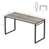 VASAGLE ALINRU Computer Desk, 55-Inch Writing Desk, Office Desk with