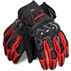 Kaedear KDR-GL1-R-M Men’s Motorcycle Gloves, Smartphone and Touchscreen Compatible, Punched