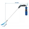 BLUEFIRE 32" Long Propane Weed Torch Trigger Start Self Ignition
