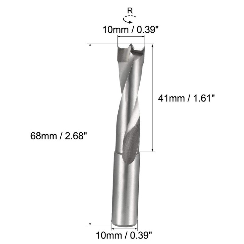 sourcing map Brad Point Drill Bits for Wood 10mm x
