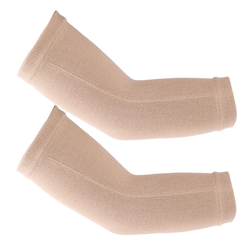 1 Pairs Cotton Yarn Compression Arm Sleeves, Elastic Sports Elbow