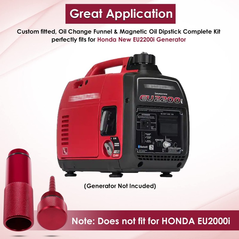 Fits for Honda EU2200i Generator Mess Free Oil Change Funnel