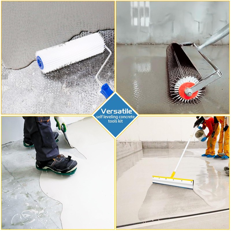 Self Leveling Concrete Tools, Spiked Roller for Self Leveling Epoxy