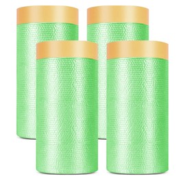 Lbc.JzJu Masking Film Automotive Masking Tape Painters Plastic roll for Automotive Painting Covering, House Decoration Furniture Floor Dustproof Cover 4 Rolls 75 feet x 3.6 feet