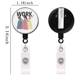 Lywjyb Birdgot Musical Inspired Badge Reel Musical Lover Gift American Musical Gift Music Gift (Work Badge CA)