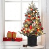 3ft Christmas Tree, Pre-Lit Artificial Christmas Tree with 78 Led