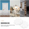 10 Pcs Door Stopper Wall Protector: Clear Self Adhesive Rubber