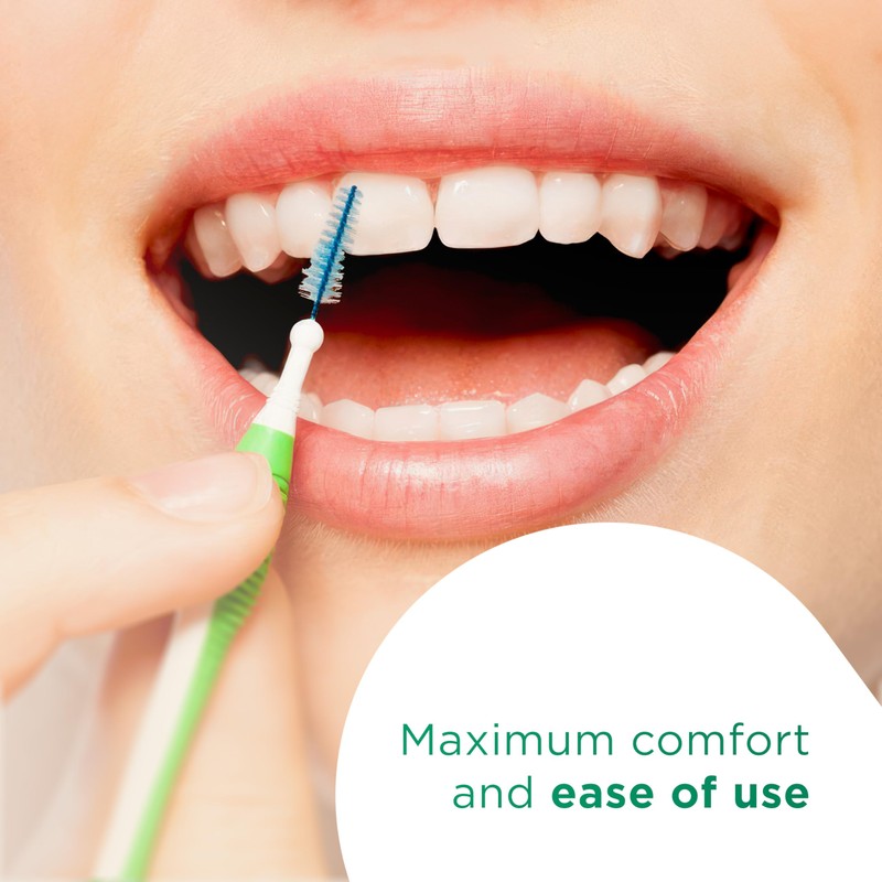GUM TRAV-LER Interdental Brushes for Thorough Cleaning Between Teeth Flexible