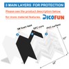 DICOFUN 10-Sheet Herringbone Peel and Stick Backsplash, Vintage White Wood