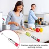 Vegetable Corer, Stainless Steel Vegetable Drill Fruit Corer with 4