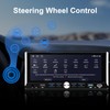 6.9-Inch Single Din Touchscreen Car Stereo - Android 2GB+64GB Type-C&USB