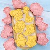 8 Mini Animal Cookie Cutters Set, 3D Raised Design Animal