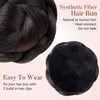 Braid Bun Hair Piece Extension Claw in Hairpiece, Synthetic Braided