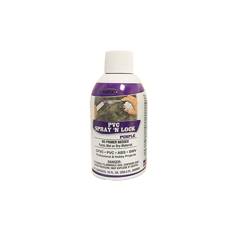 Vapco PVC Spay N' Lock Sealant - Bonds Wet &