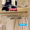 Trouser Hangers - 8 Pack Skirt Hangers with Adjustable Non