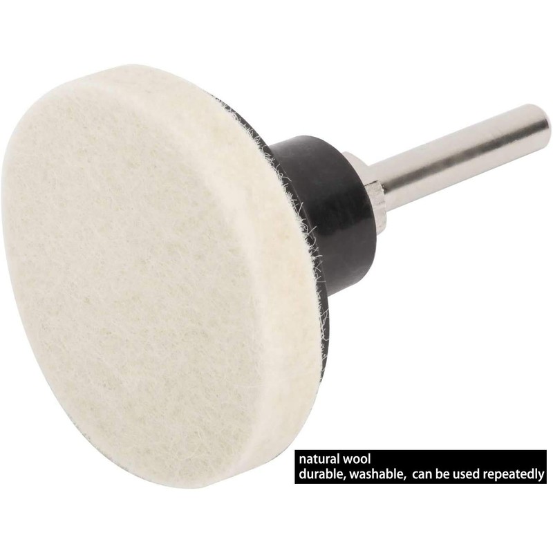 30 Pcs of 2" Commpressed Wool Fabric Qc Disc Polishing